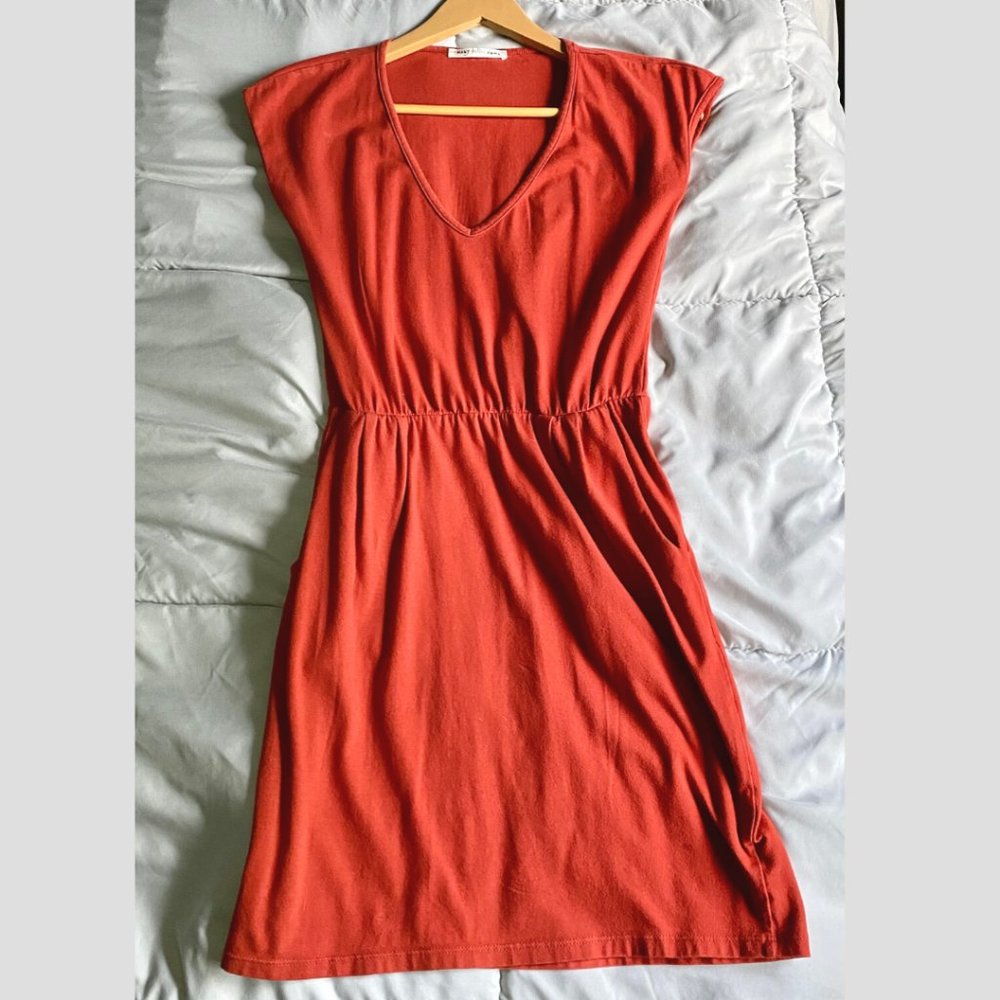 Many Belles Down | Orange Dress w/ Pockets! | M